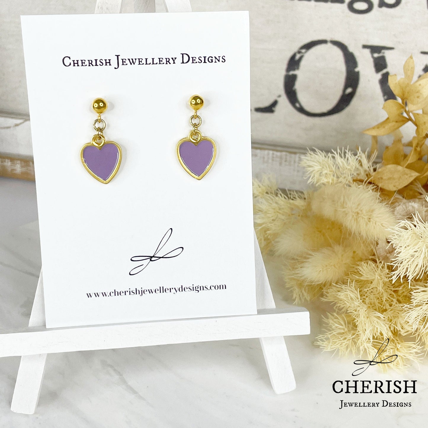 Colour my Heart Earrings - 4 colours