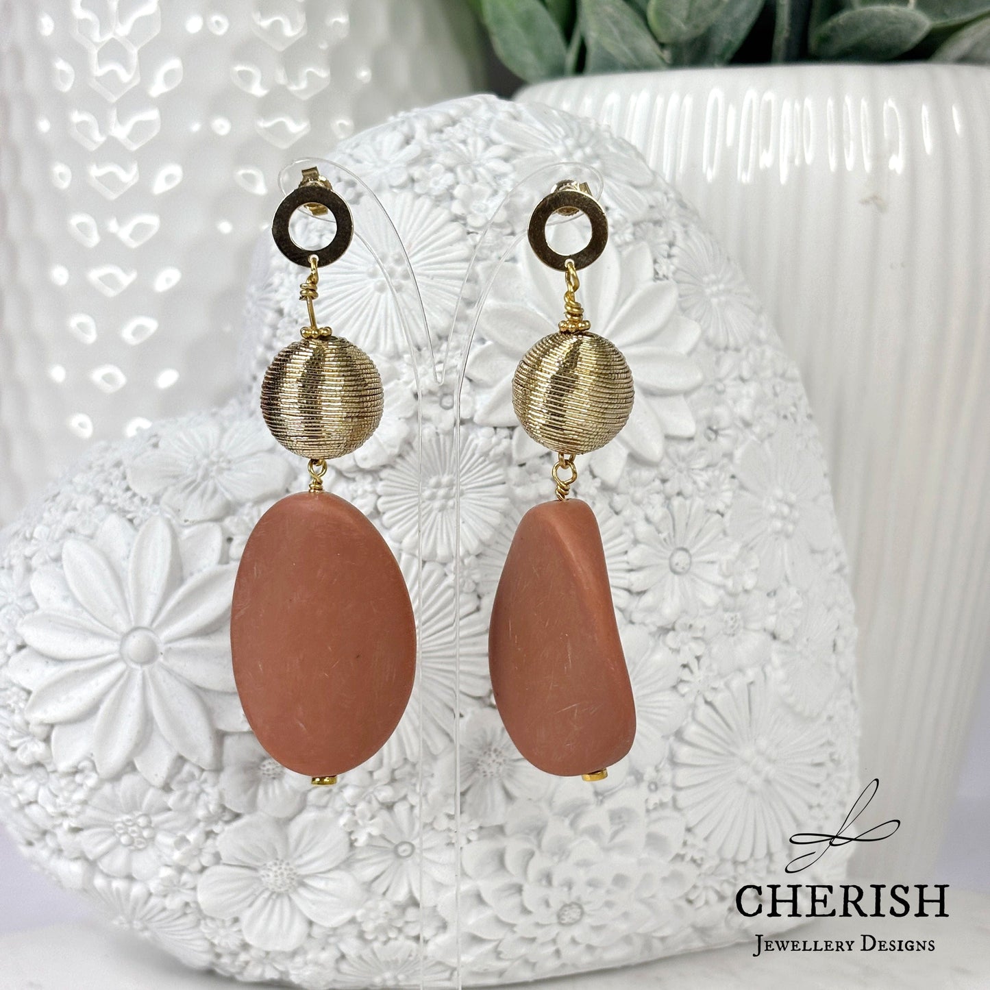Grecian Resin Earrings