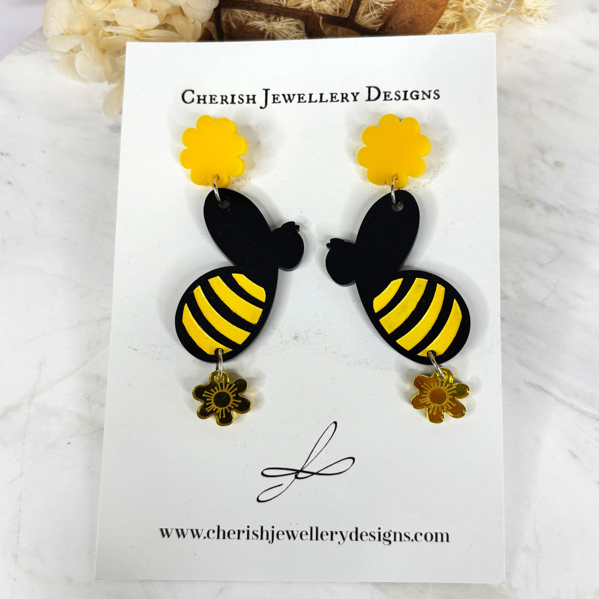 Bee Flower Drops