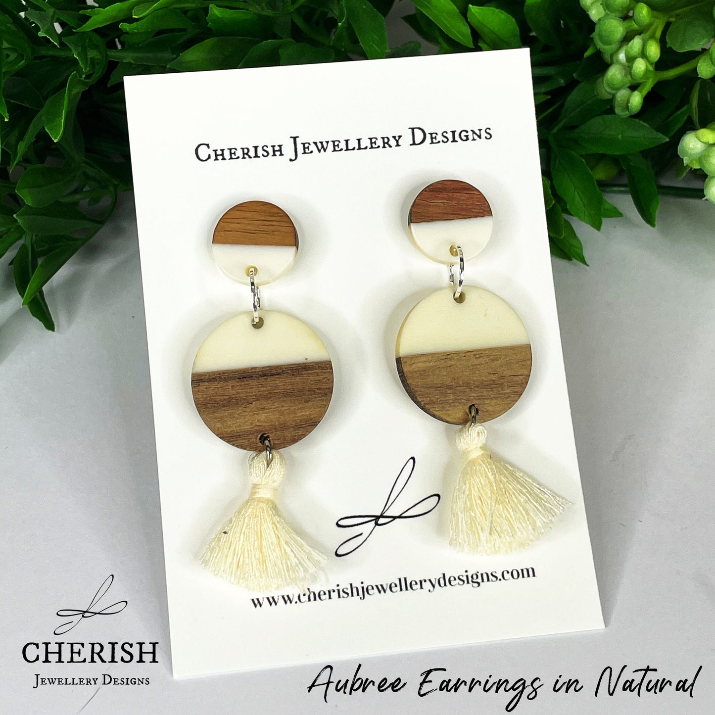 Aubree Earrings in Natural