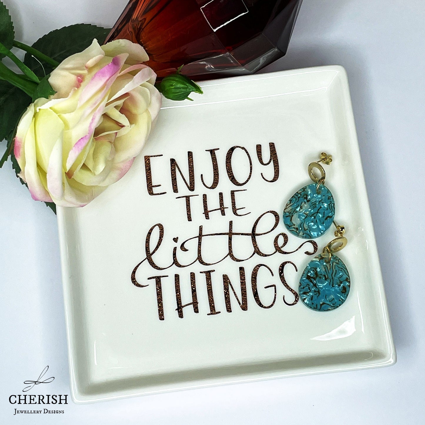 Enjoy the Little Things Trinket Tray