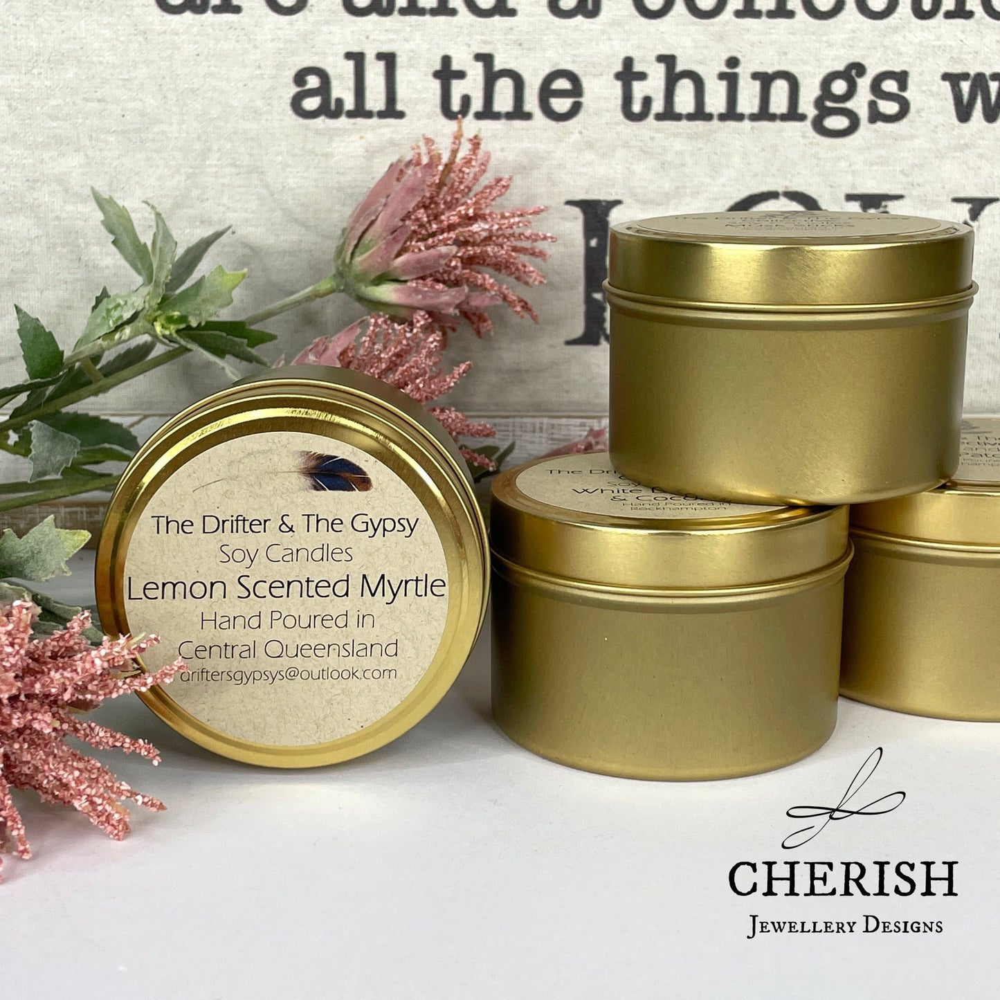 Lemon Scented Myrtle Travel Candle