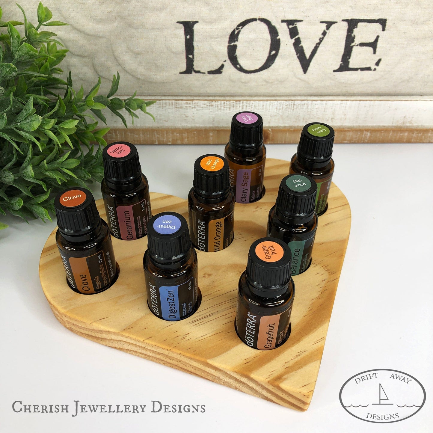 Love Heart Essential Oil Holder