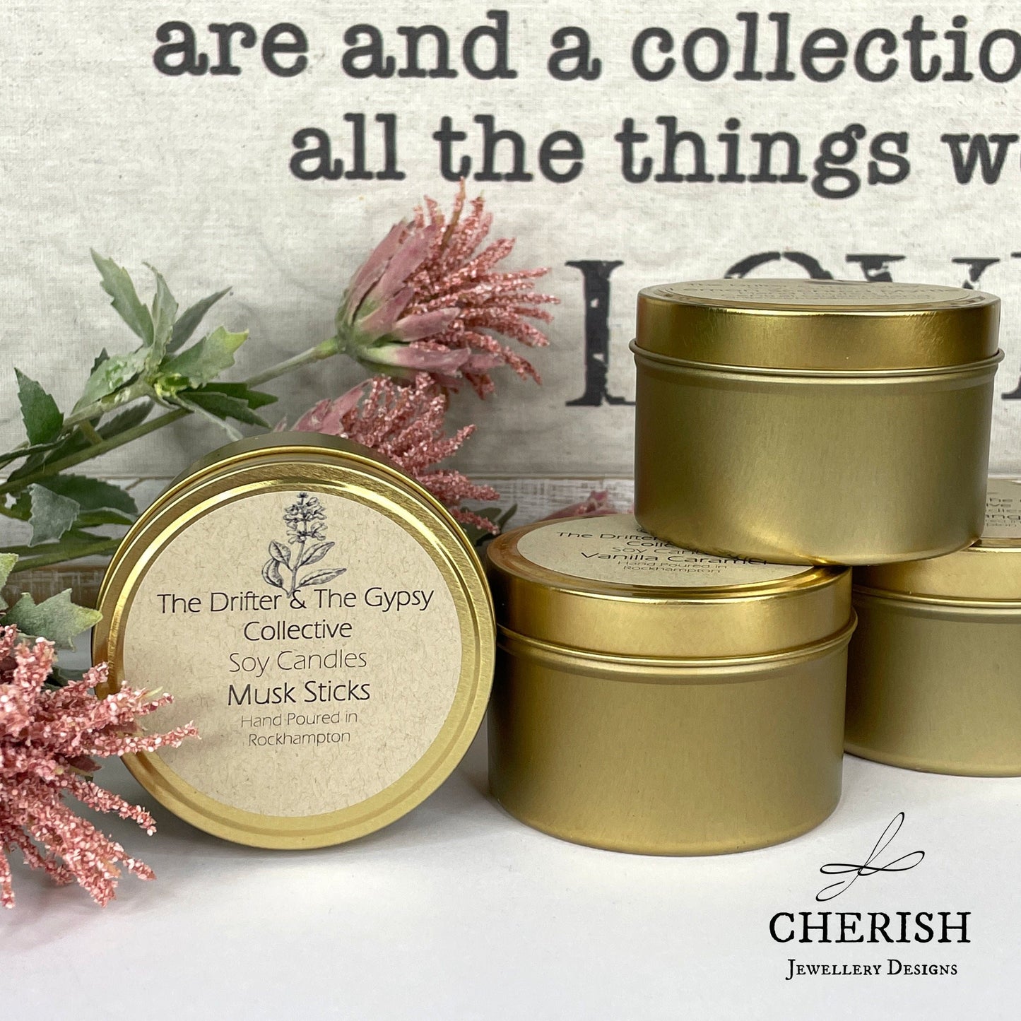 Musk Sticks Travel Candle