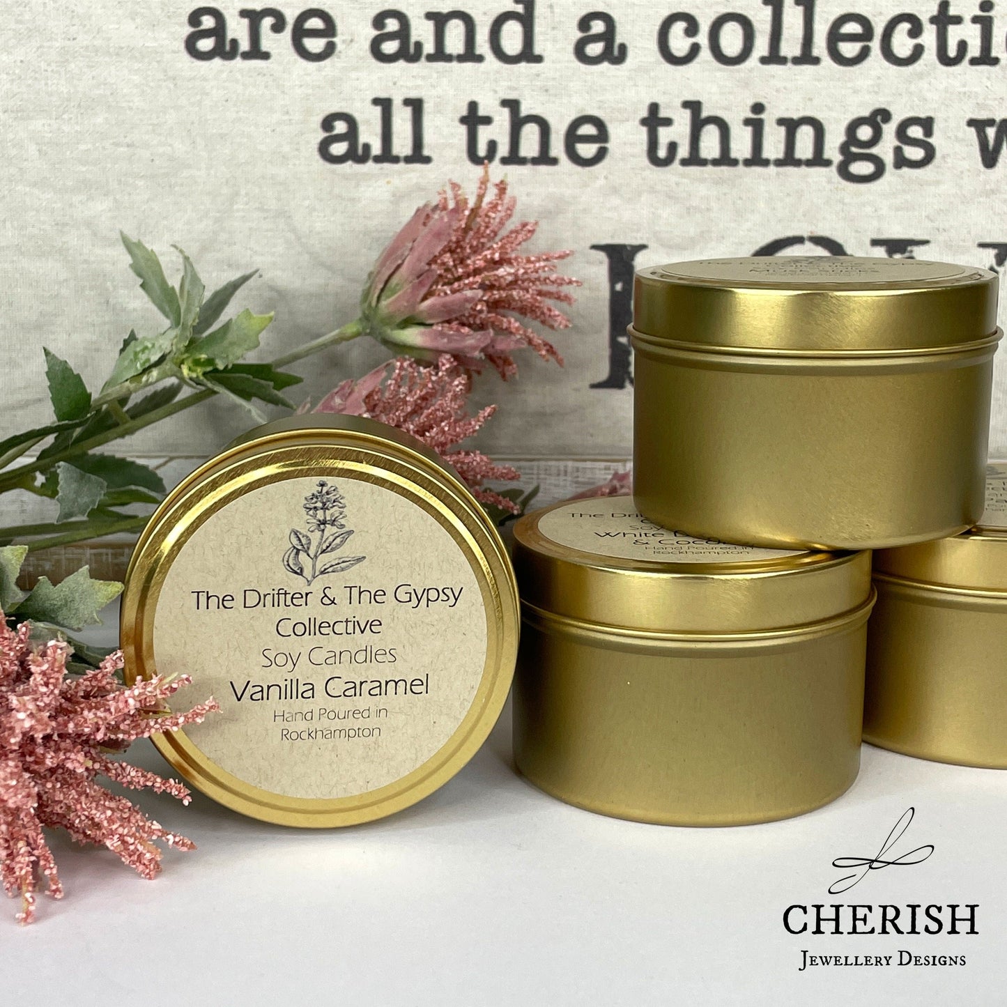 Vanilla Caramel Travel Candle