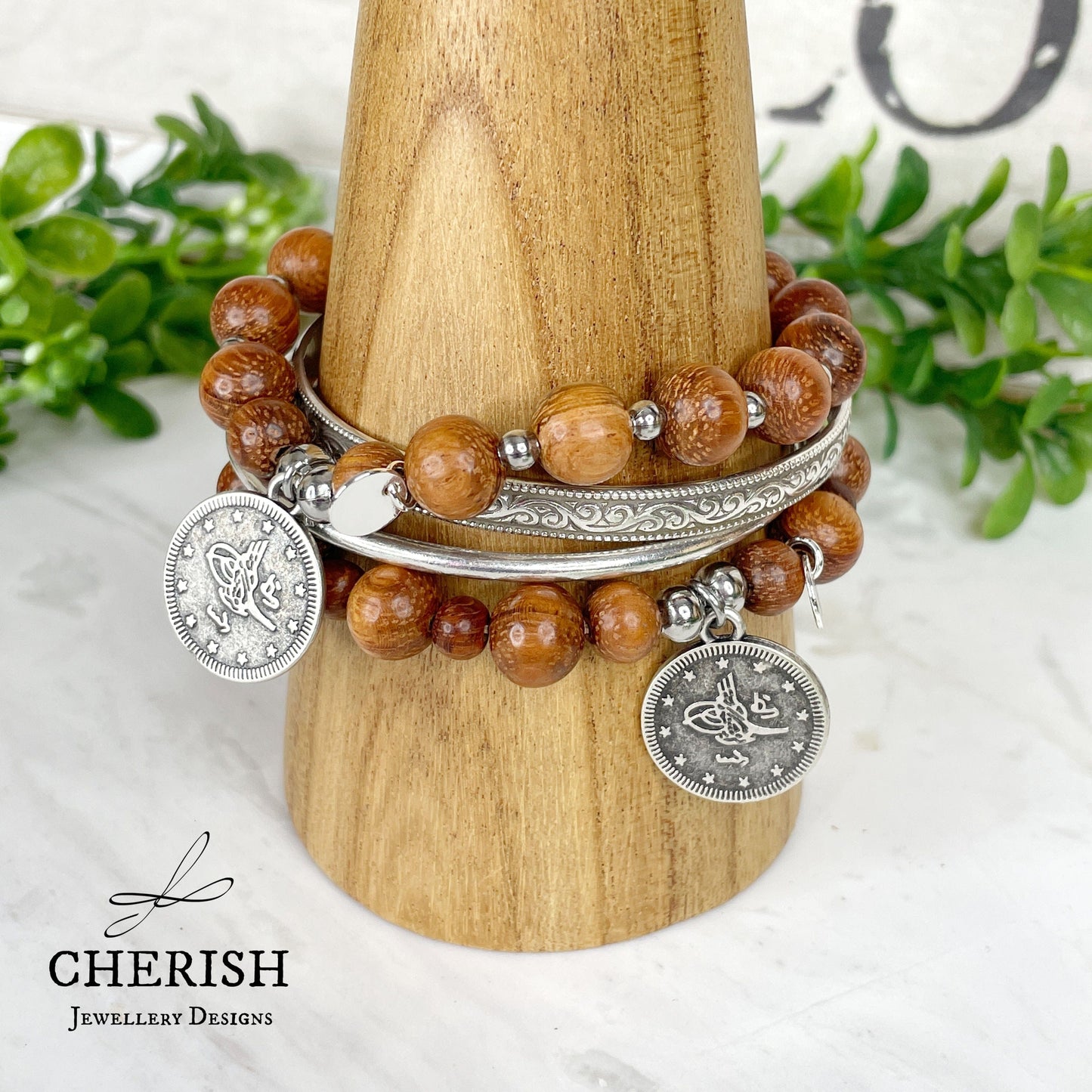 Alara Timber Bracelet - Silver or Gold