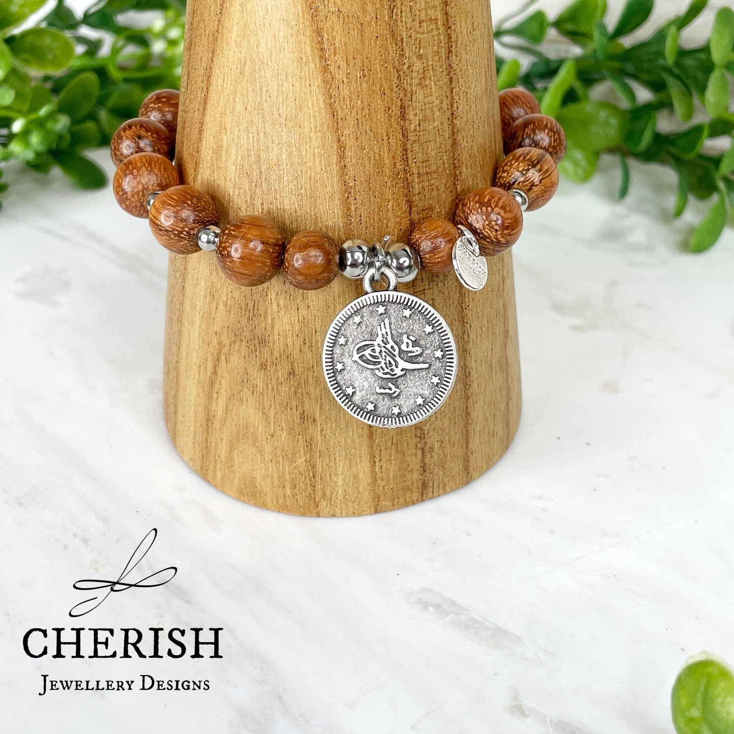 Alara Timber and Silver Bracelet