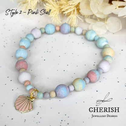 Anastasia - Enamel Shell Bracelet
