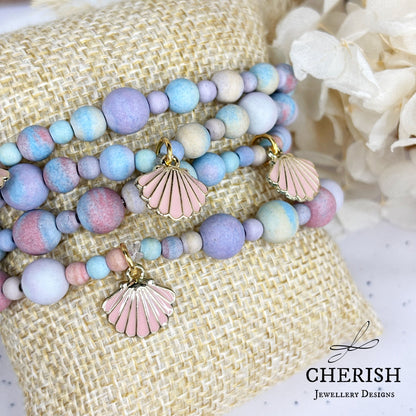 Anastasia - Enamel Shell Bracelet