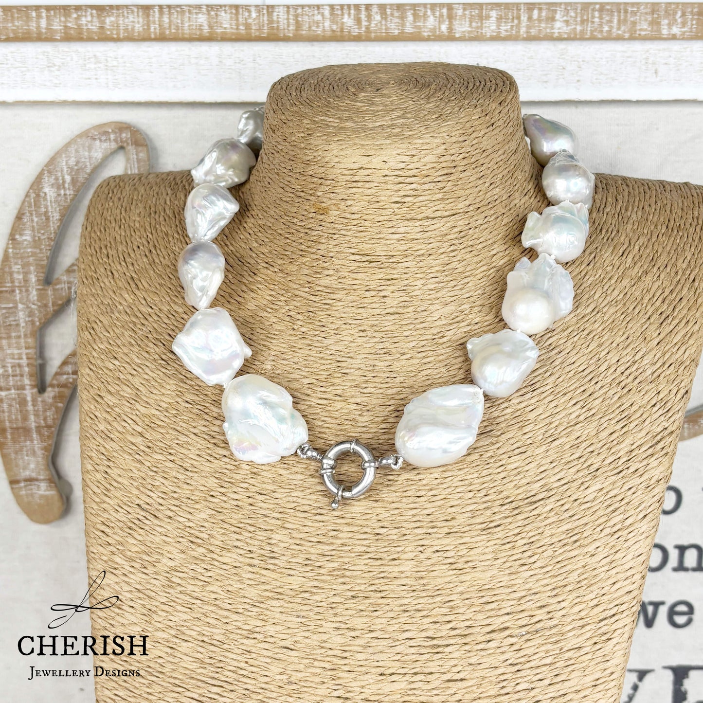 Aurora Baroque Pearl Necklace