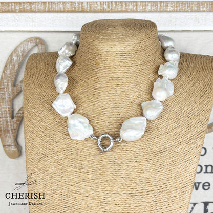 Aurora Baroque Pearl Necklace