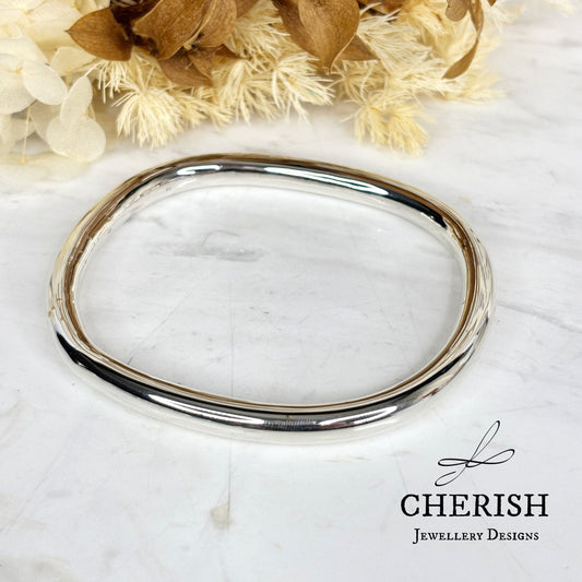 Rectangle Tube Bangle - large size