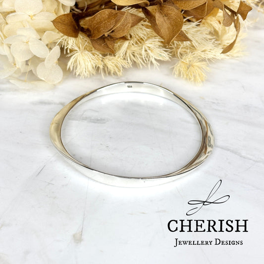 Round Bangle Flattened Sides