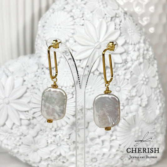 Cassandra Paperclip earrings