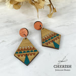 Chantico Aztec earrings