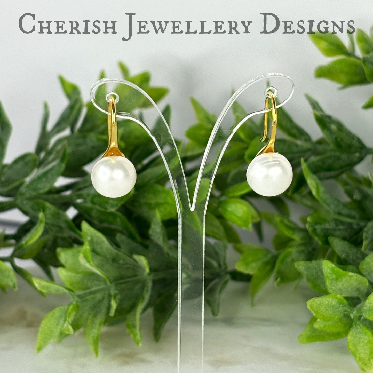 Chloe Pearl Drops - Gold or Silver
