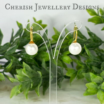 Chloe Pearl Drops - Gold or Silver