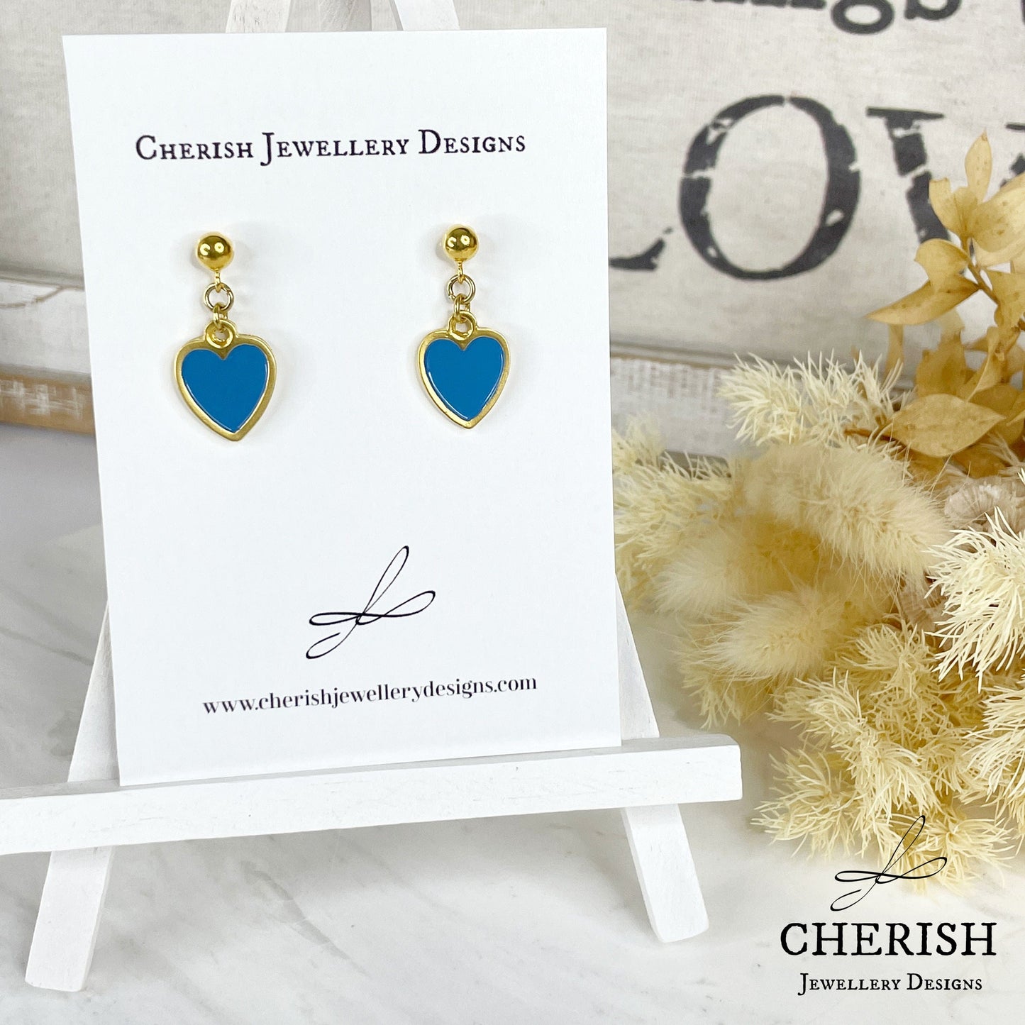 Colour my Heart Earrings - 4 colours