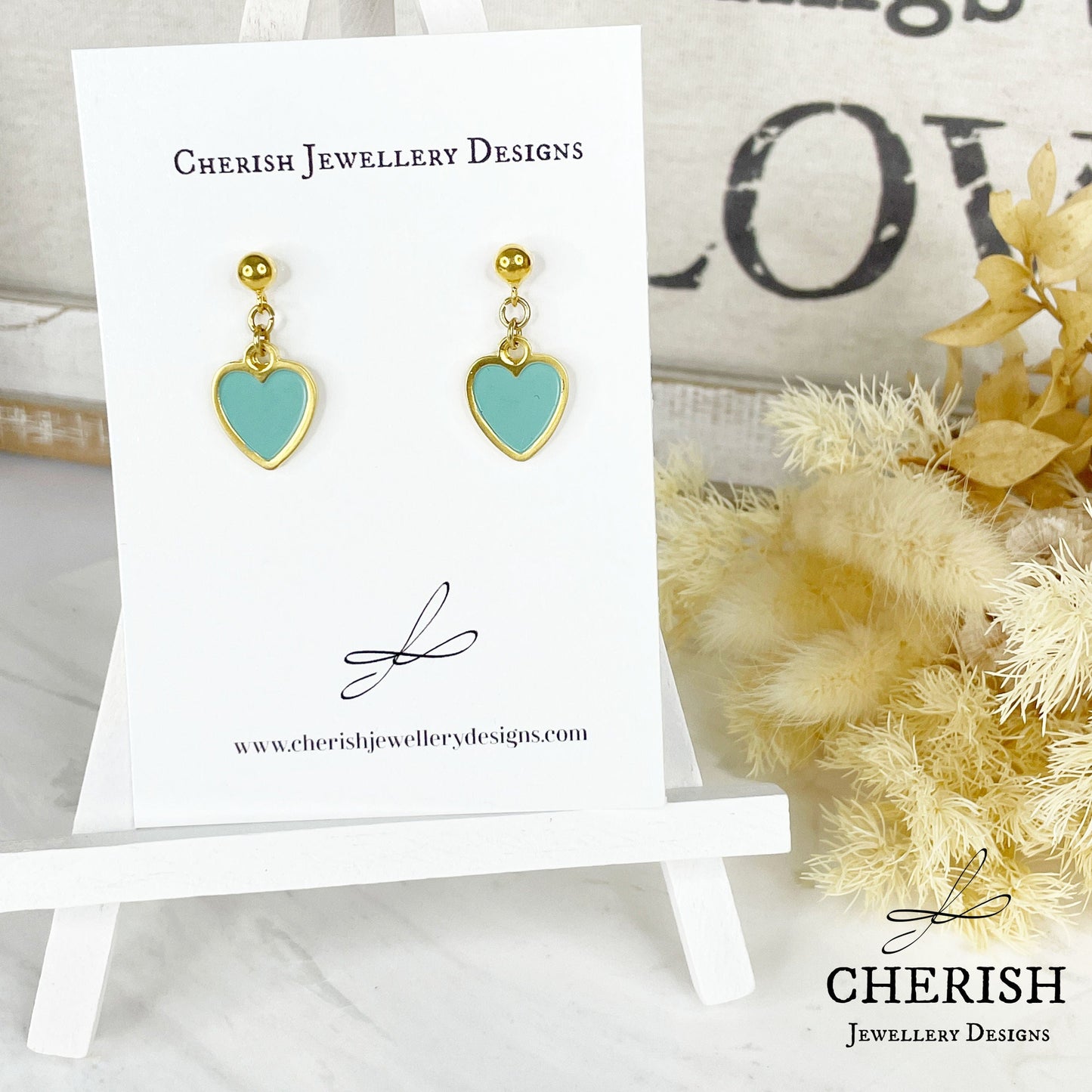 Colour my Heart Earrings - 4 colours