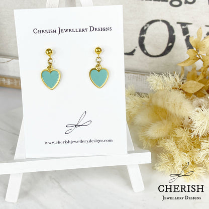 Colour my Heart Earrings - 4 colours