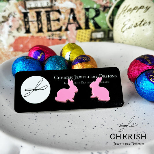 Pastel Cottontails Stud