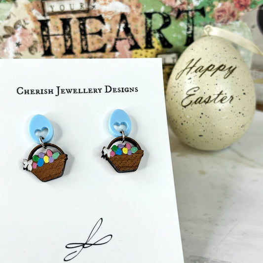 Easter Egg Dangles - Blue Tones