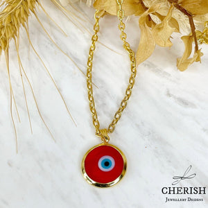 Evil Eye Chain Necklace - 3 colours