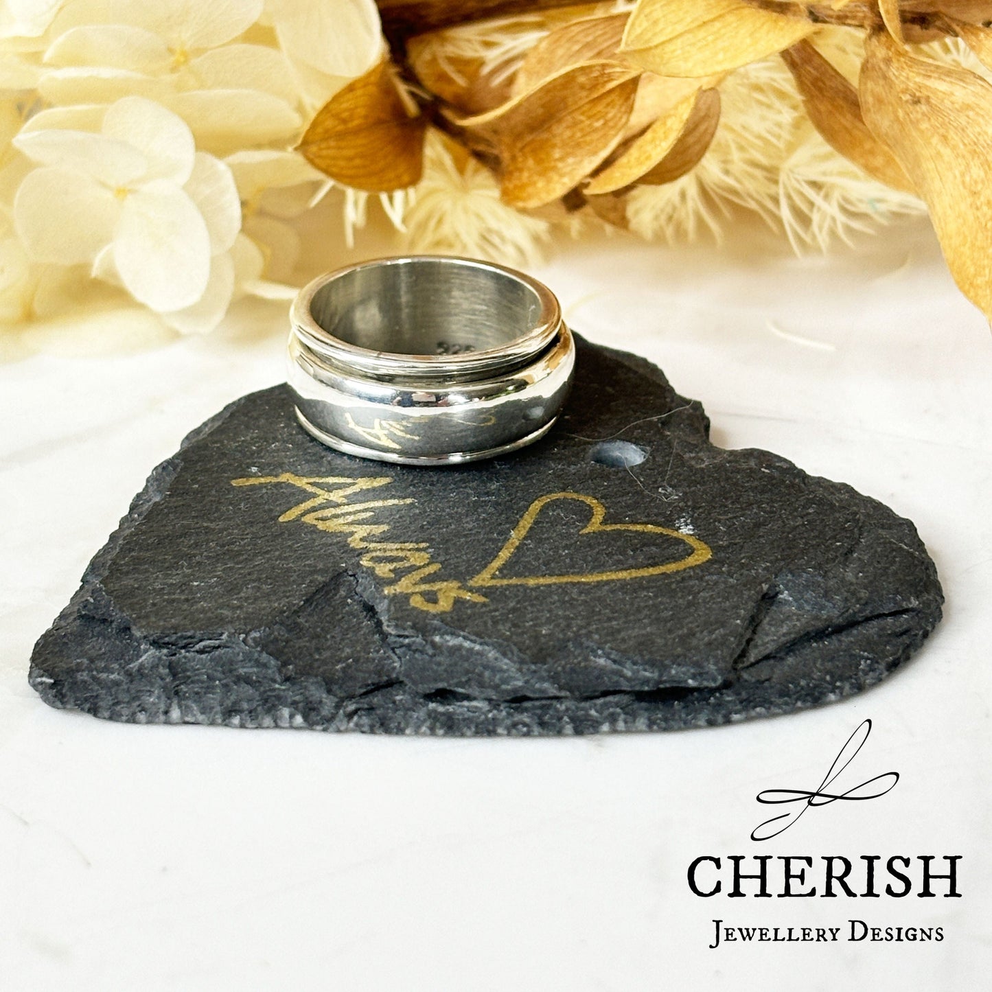 Plain Band Spinner Ring