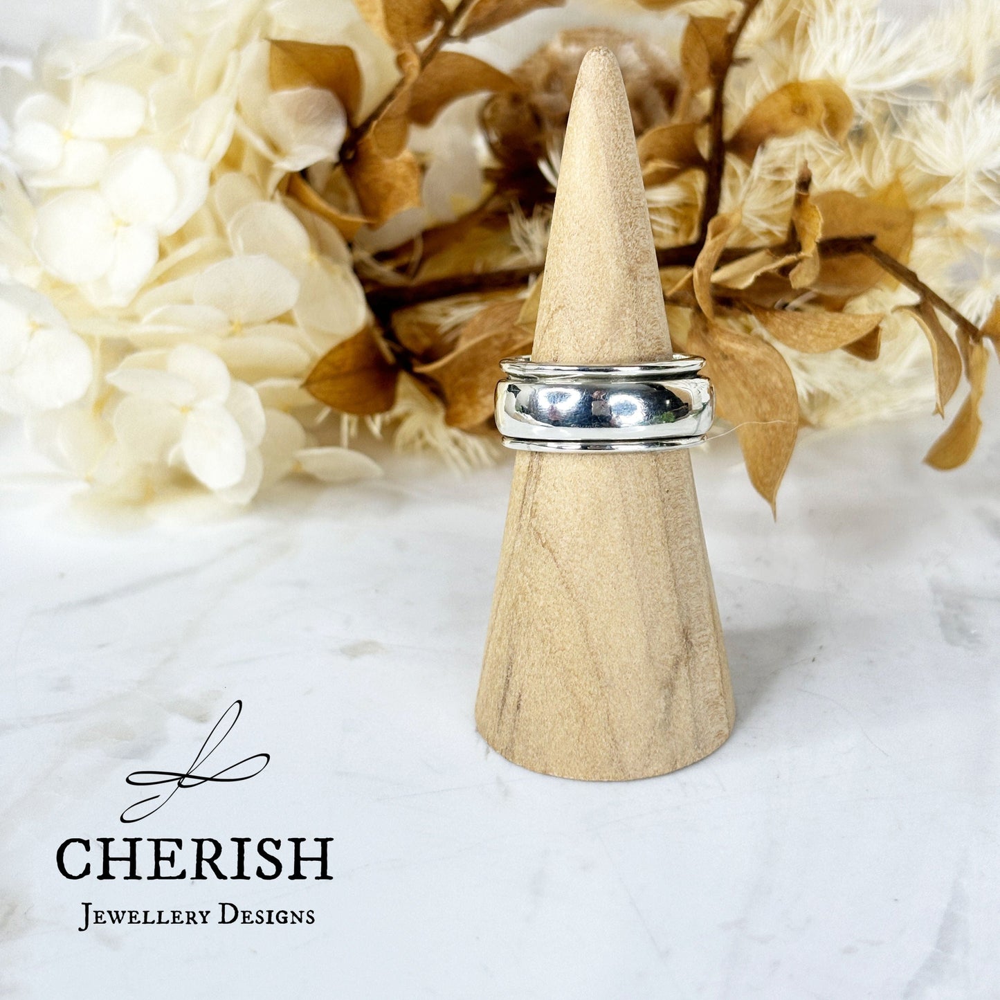 Plain Band Spinner Ring