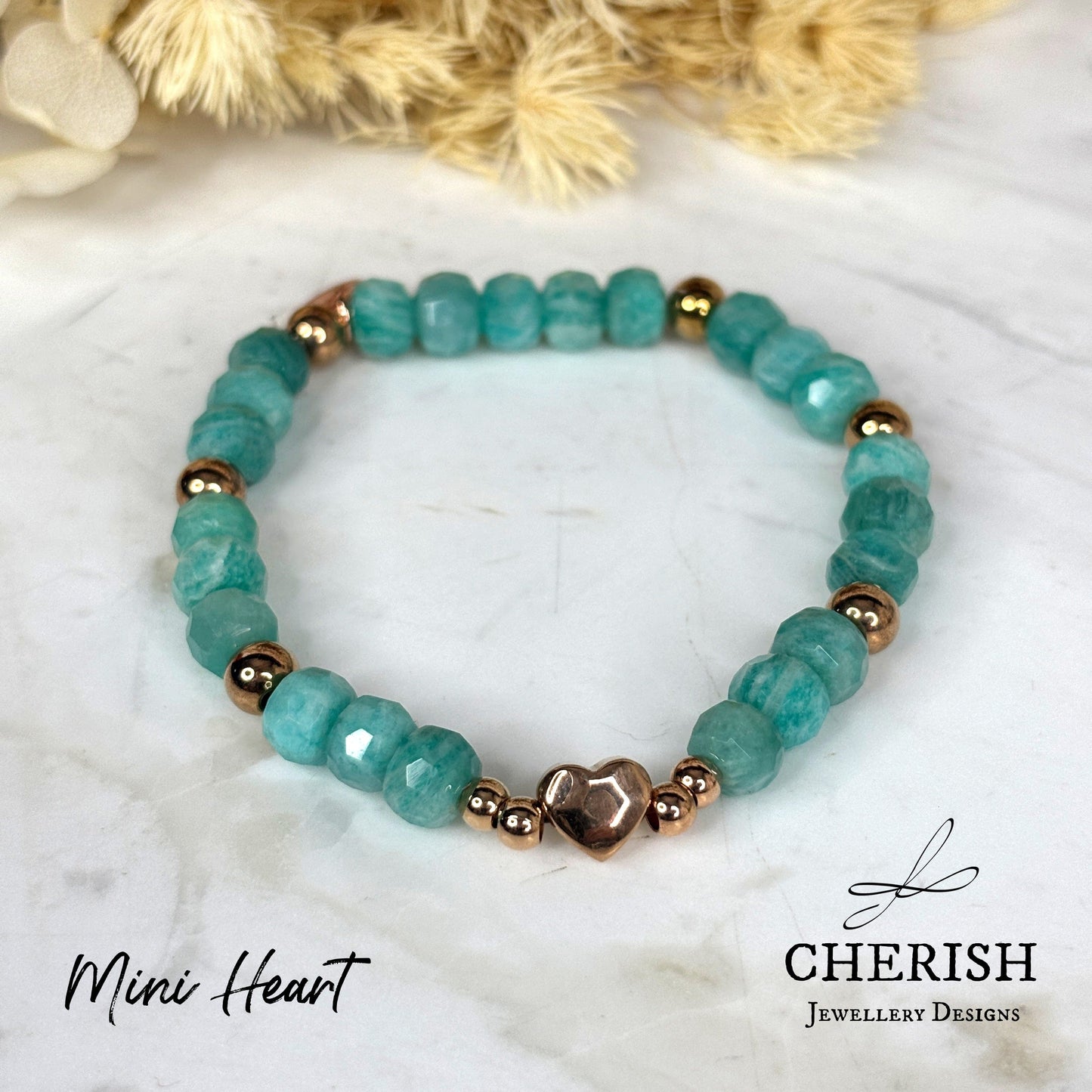Gemma Gemstone Bracelets - Amazonite