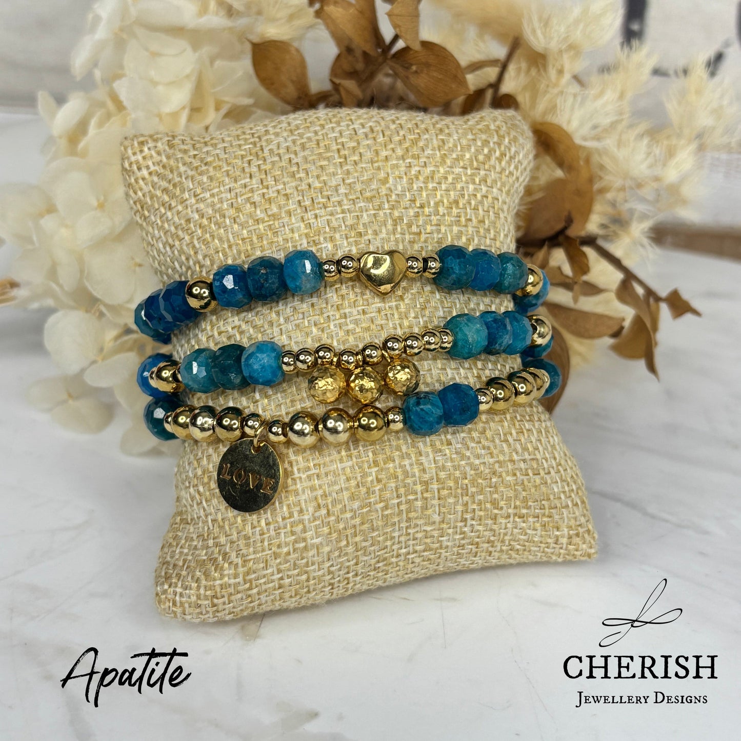 Gemma Gemstone Bracelets - Apatite