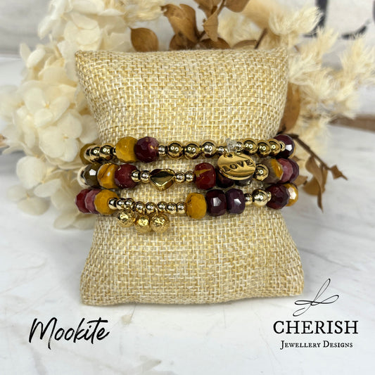 Gemma Gemstone Bracelets - Mookite