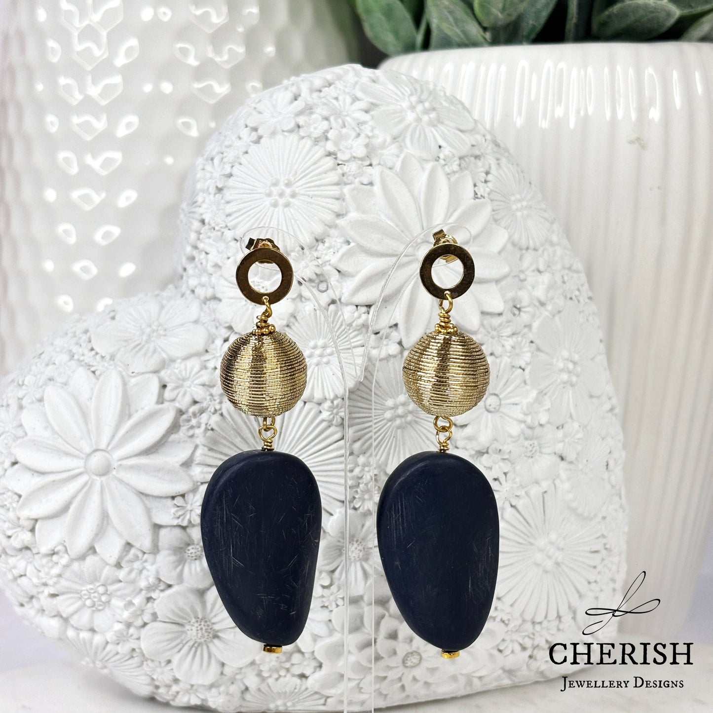Grecian Resin Earrings