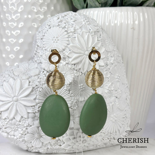 Grecian Resin Earrings