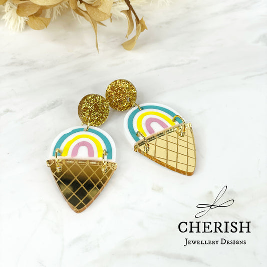 Ice-cream Rainbow drops