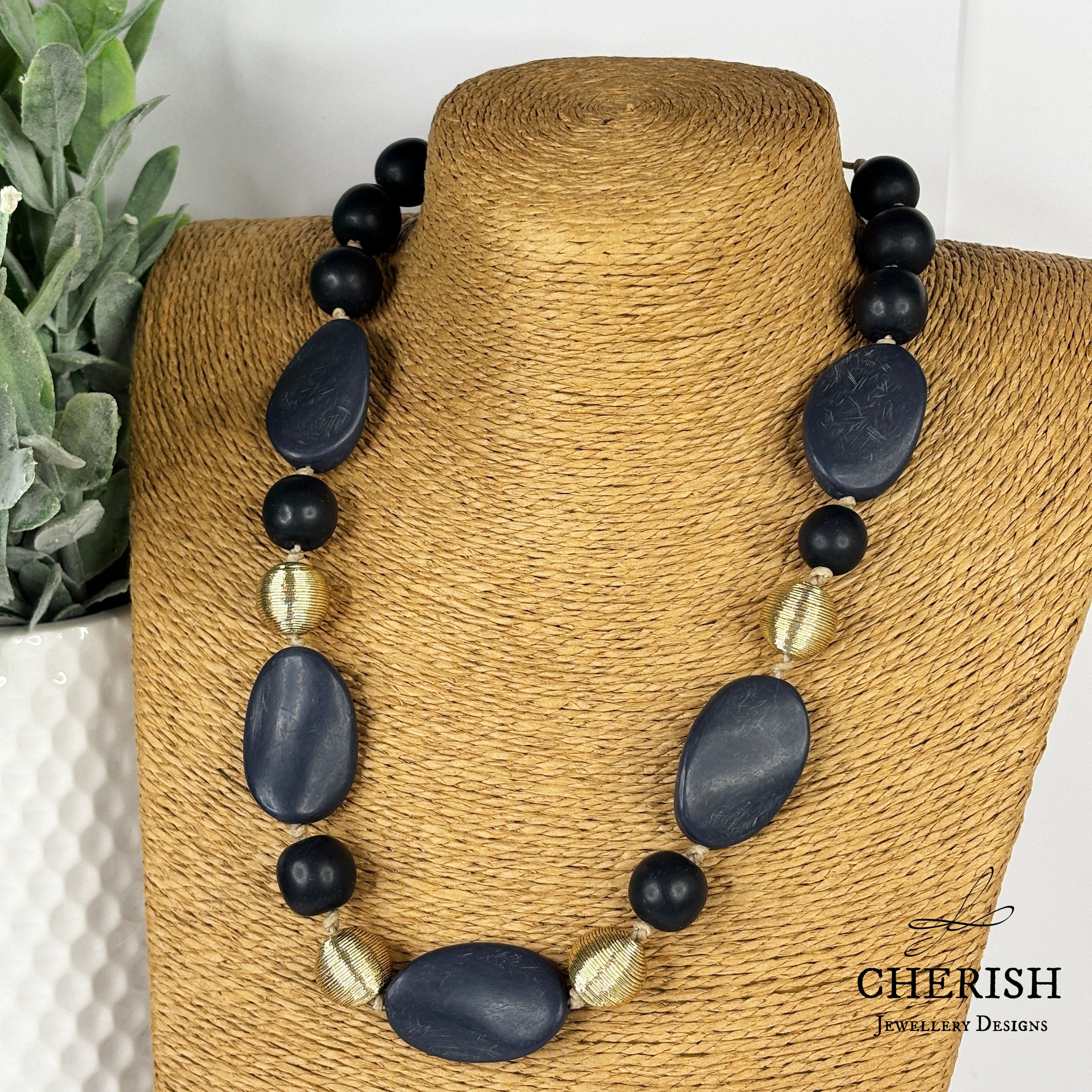 Iris Resin Necklace