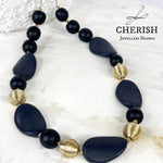 Iris Resin Necklace