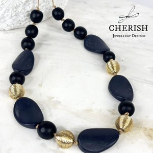 Iris Resin Necklace