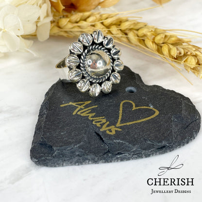 Large Sunflower Ring