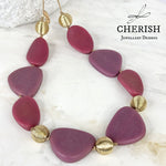 Lyra Resin Necklace