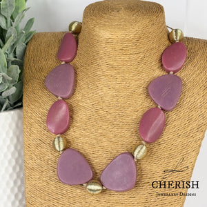 Lyra Resin Necklace