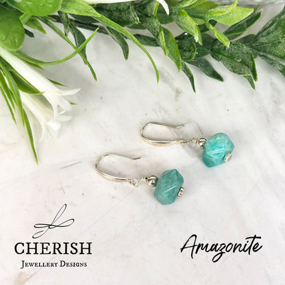 Mikinley Gemstone Earrings - 4 colours