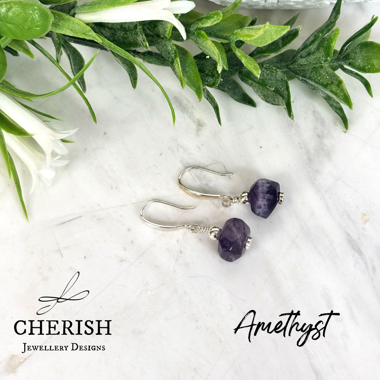 Mikinley Gemstone Earrings - 4 colours
