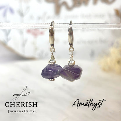 Mikinley Gemstone Earrings - 4 colours