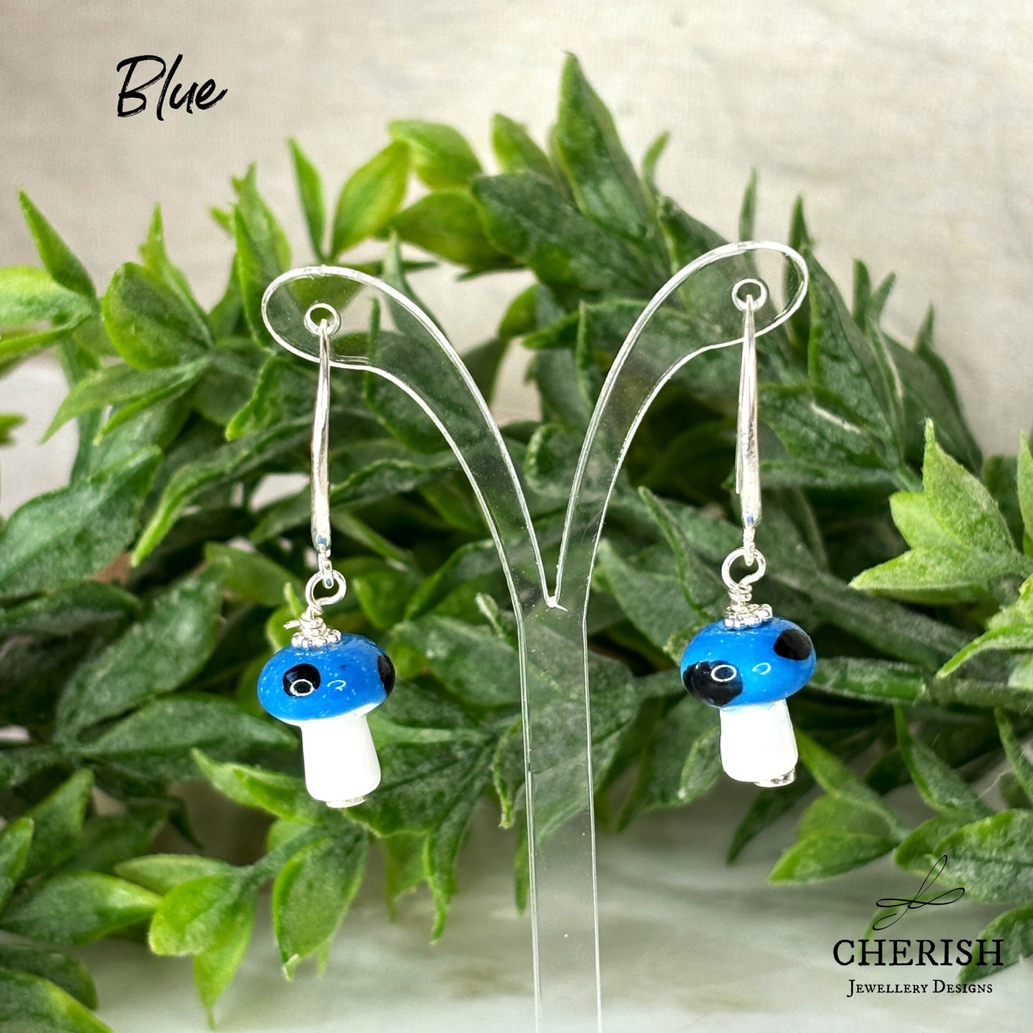 Mini Mushroom Earrings