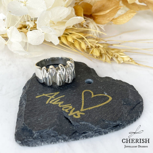 Little Logs Sterling Silver Ring