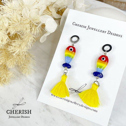 Rainbow Fish Earrings