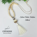Aubree Timber Necklace in Natural