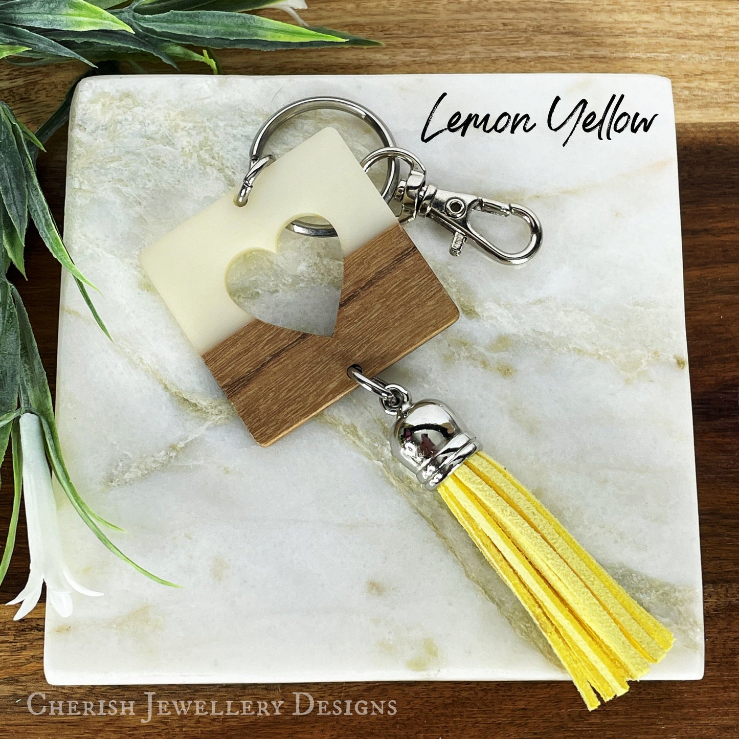 Cut Out Heart Keychain