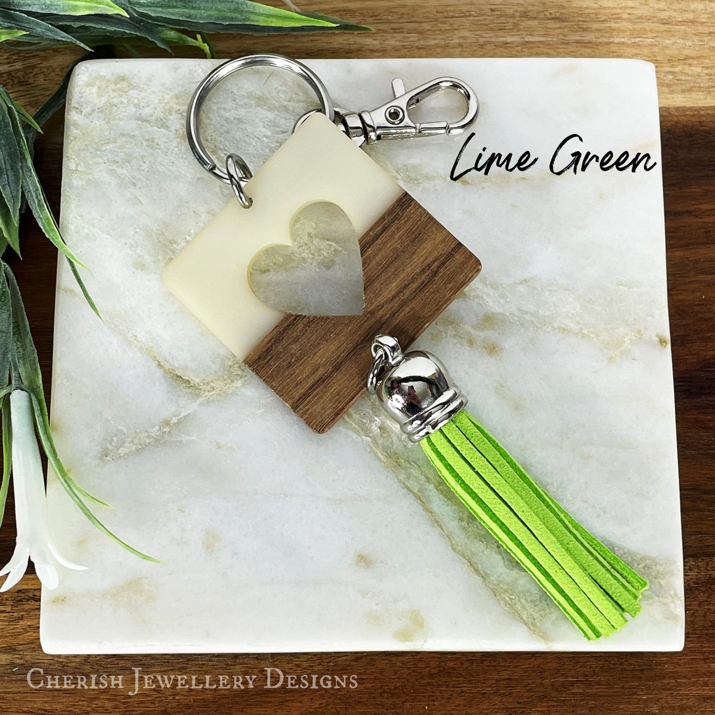 Cut Out Heart Keychain